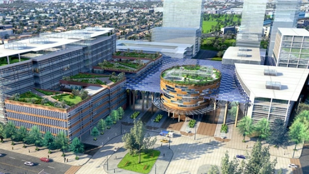 Rendering of proposed relocation St Pauls (Providence Health Care)