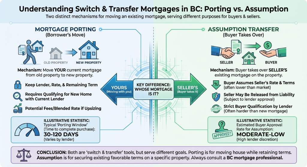 Mortgage Porting vs. Assumption Transfers
