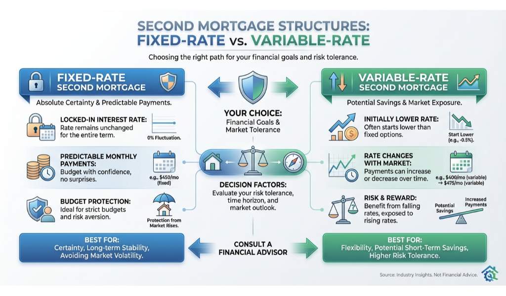 Fixed-Rate Second vs. Variable-Rate Second Mortgages 