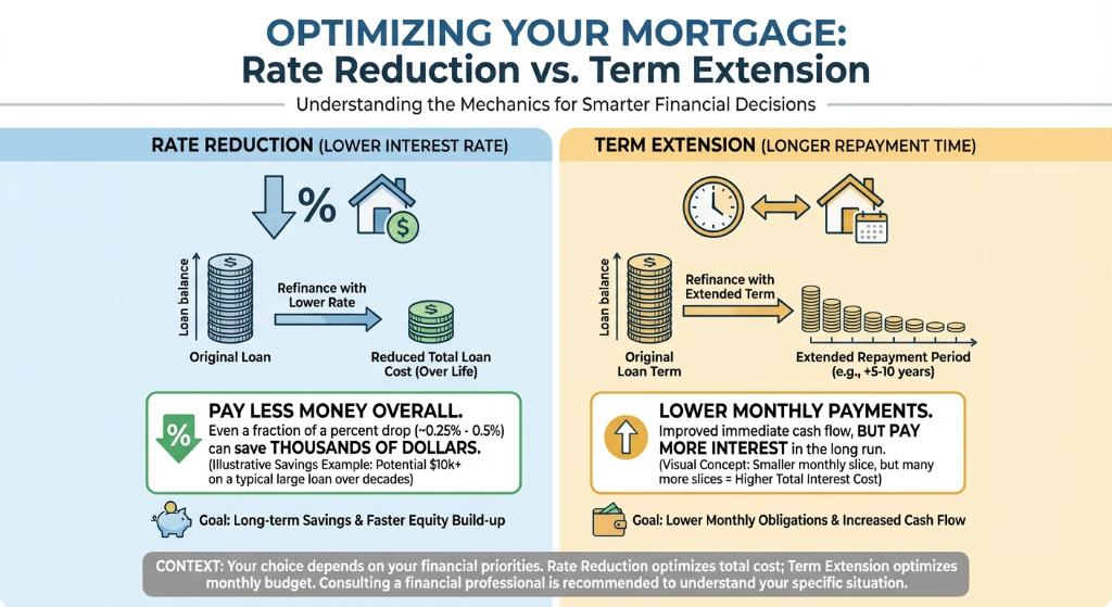 Key Benefits: Rate Reduction and Term Extension Explained
