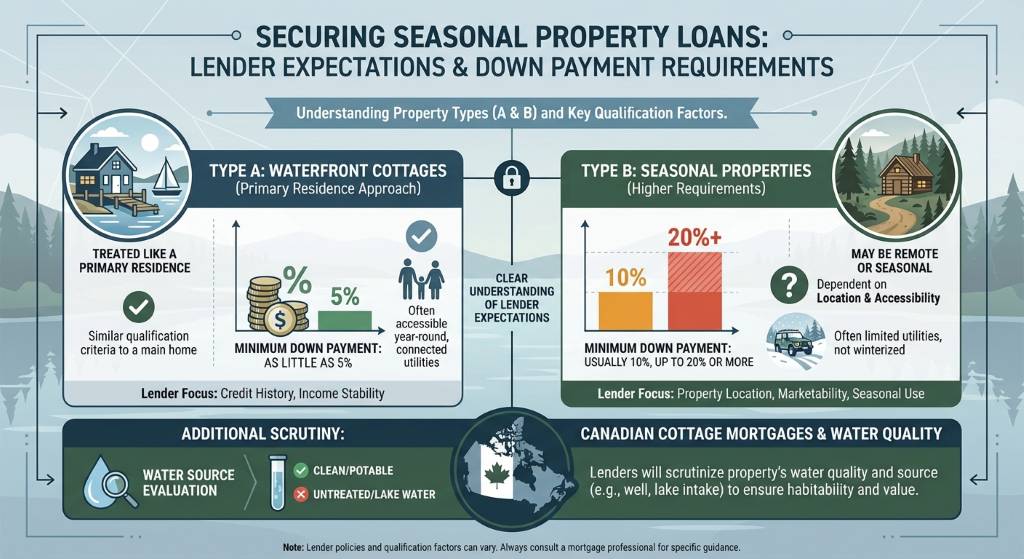 Financing Seasonal Property Loans and Waterfront Cottages
