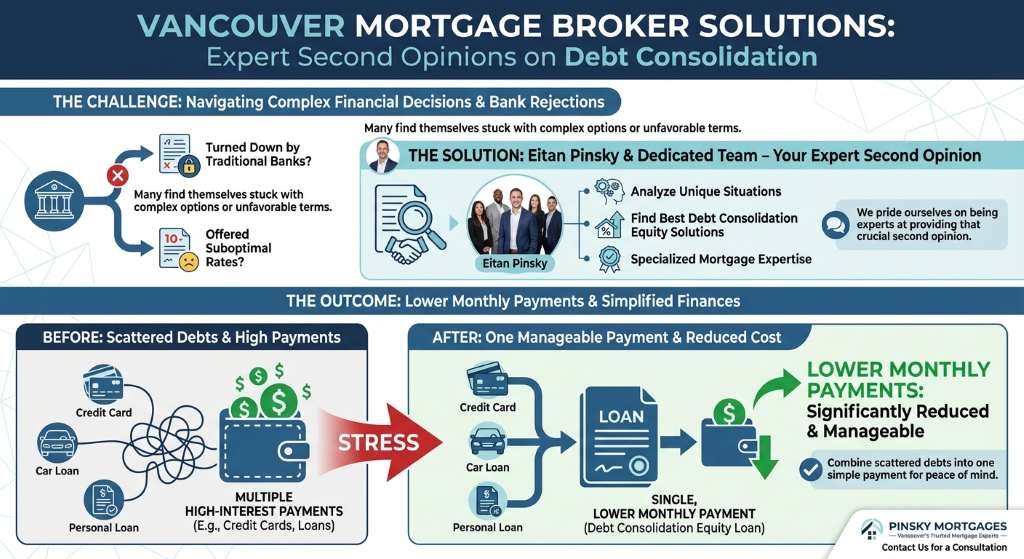 Why Choose Pinsky Mortgages for Your Debt Consolidation Equity Strategy
