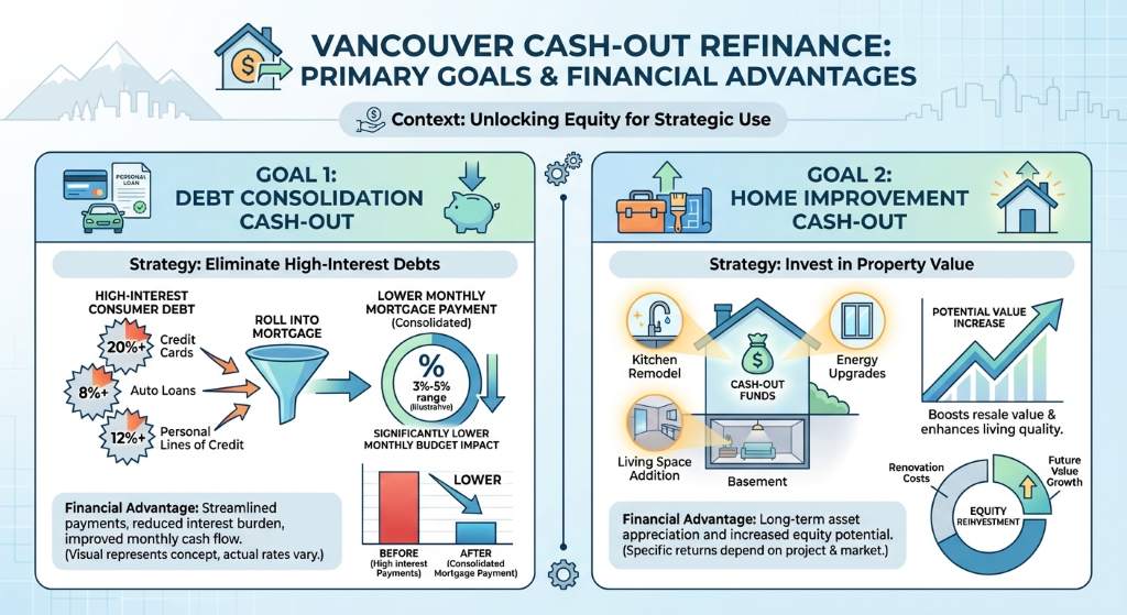 Top Uses: Debt Consolidation and Home Improvement Cash-Out