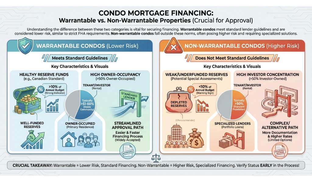 Warrantable vs. Non-Warrantable Condos