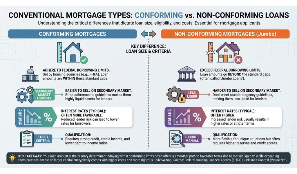 Conforming vs Non-Conforming Conventional Mortgages