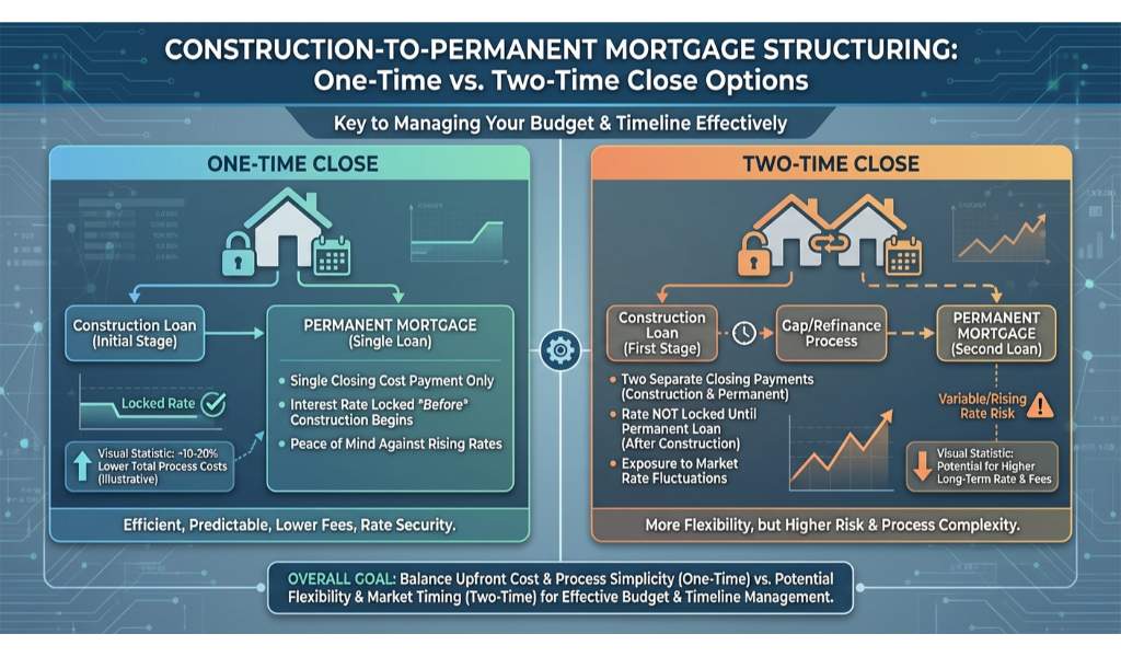 One-Time Close vs. Two-Time Close Construction Loans