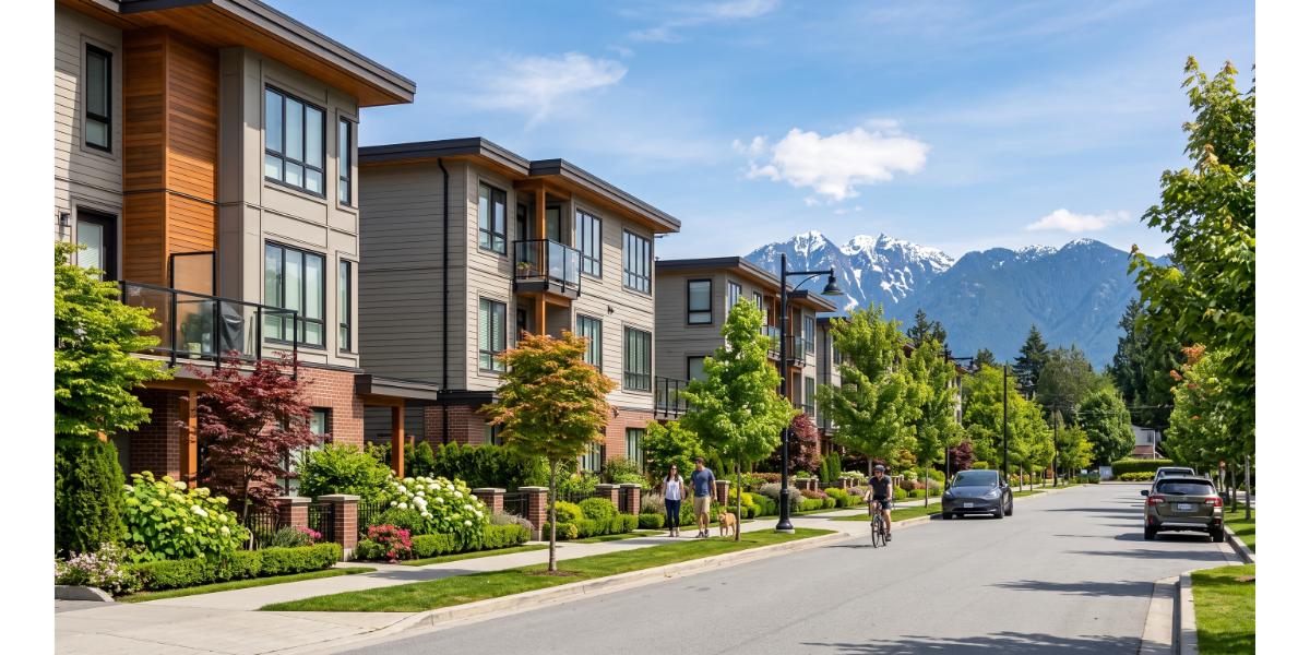 Metro Vancouver neighborhood illustrating high-ratio mortgage underwriting and first-time buyer guidelines
